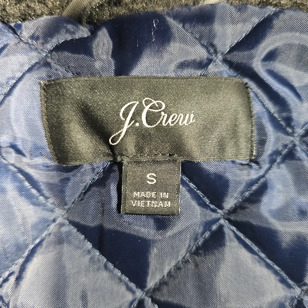 J. Crew Black Utility Hooded Jacket